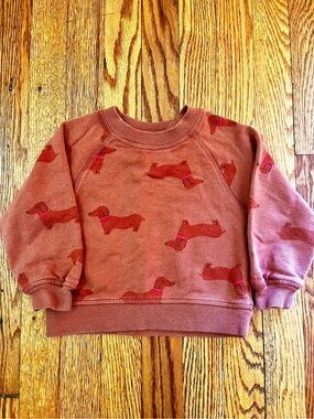 Hanna Andersson Dashing Dachshund French Terry Sweatshirt
